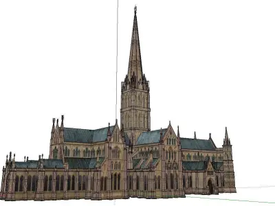 Architecture-Religion-God-Culture-Temple-029 cathedral 3D model
