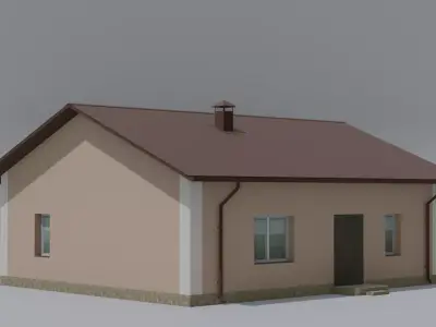 House Pack - Game Ready Low-poly 3D model