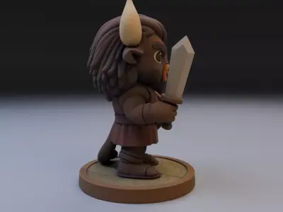 Baby Minotauro 3D print model