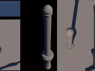 basic  lamp  3D model