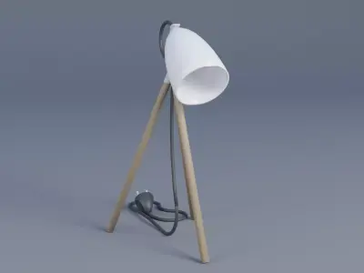 Table Lamp Low-poly 3D model