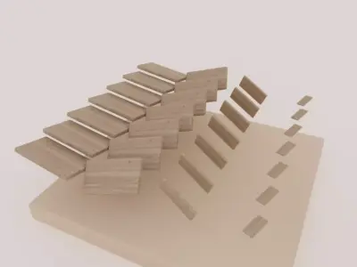 Interior Animation Scene Cinema 4D Redshift Project 3D model