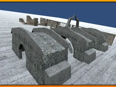 Mini-Pack 1 pieces of wood Free low-poly 3D model