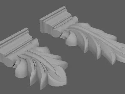 pilaster 2 sizes 3D model purchase