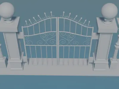 Gateway Exterior Gate 3D print model purchase