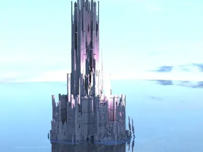 Valhalla Viking Colossal Tower  3D 3D model