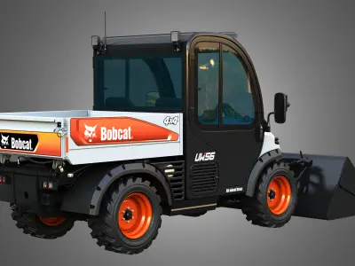 UW56 - Toolcat Utility Work Machine - Bucket  2 in 1 3D Model Pack