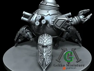 Irobot armored robot 3D print model