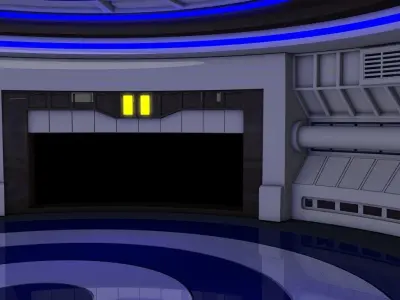 Sci Fi Room 3D model