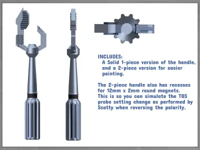 Strange New Magnetic Probe 3D print model