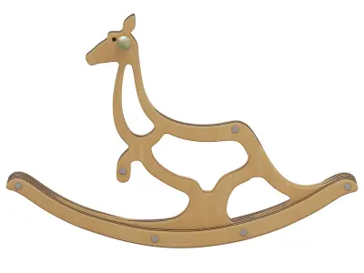 Home Concept Kangaroo Rocking Chair 3D model