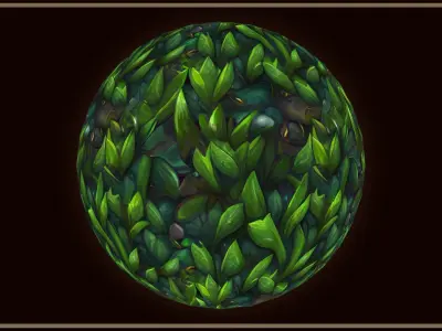 Grass Magic Forest Floor 10 TEXTURES Hand-painted --- PACK 5 --- Texture