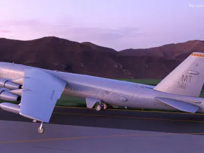  Boeing B52 Stratofortress Strategic Bomber 