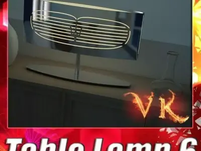 Modern Table Lamp 06 Maserati 3D model