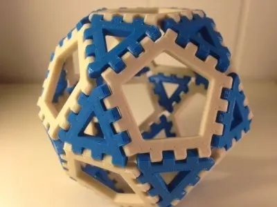 Poly-Snaps Tiles for Building Polyhedra Free 3D print model