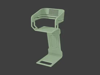 SCI-FI LAB CHAIR 3D model