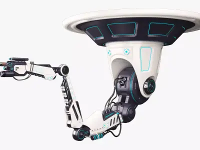 Robotic Arm 02 Ceiling 3D model