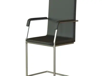 Meeting Room Chair Office Low-poly 3D model