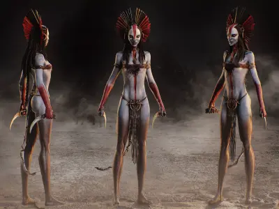 Varang  Low-poly 3D model