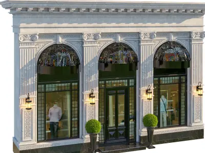 Modern Classic house 4 3D model