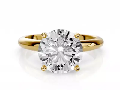 Engagement ring Selina  1-50ct 3D print model