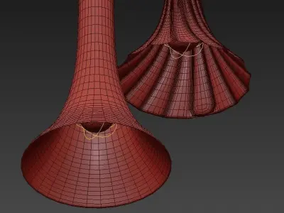SISSI lamp with shade 3D model