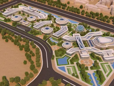 0005 - Culture Center - 2022-03 - 2Ds Plans - 3Ds Files 3D model