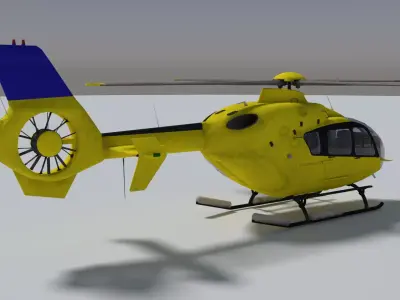 Airbus EC135 aka H135 3D model