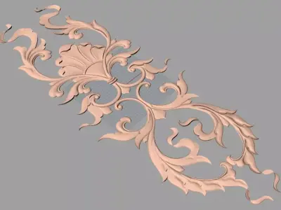 Artcam Aspire 3D relief models STL Files used for CNC E609 3D model