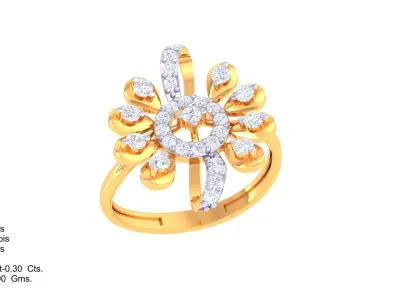  Women Ring MTL 3dm STL OBJ FBX Details 3D print model 84