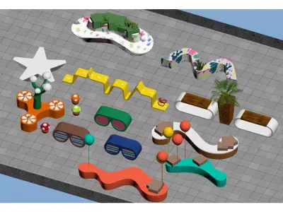 Creative Seats 3D model