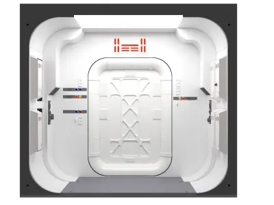 The Tantive IV Complete Hallway 1-6 scale Hottoys 3D print model