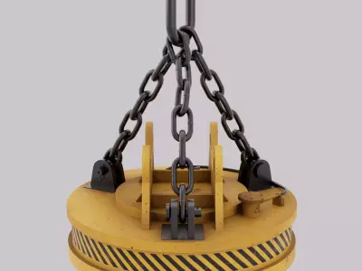 Industrial Magnet 3D model