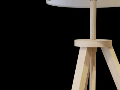 floor lamp Low-poly 3D model
