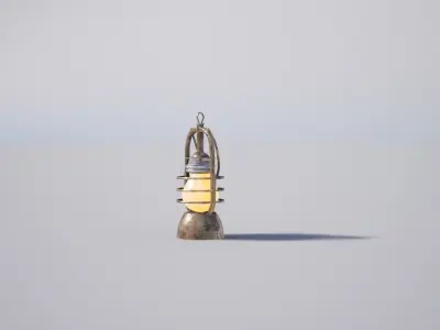 Military Lamp Low-poly 3D model purchase