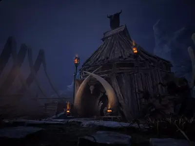 Fantasy Temple 3D Asset Pack  3D model