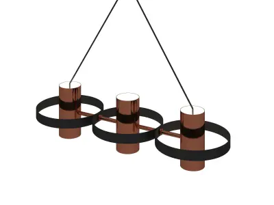 Chandelier lamp 3D model purchase