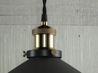 Hanging lamp 12 Loft Design 3D model