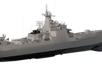 HELENIC COAST DESTROYER 3D model