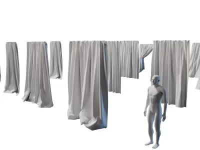 Curtain Set Vol1 3D model