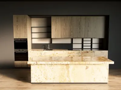 60-Kitchen12 texture 5 3D model