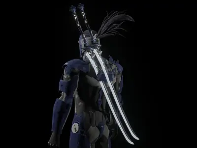 Hunter X humanoid 3D model