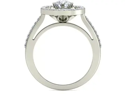 Women Ring  Render 3dm STL OBJ FBX Details 3D print model 125