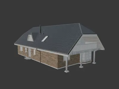 Modern House 3D model 71