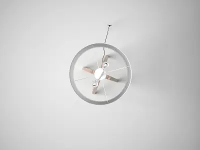 Retro Home-Lamp - Living Room Furniture 02 Free low-poly 3D model