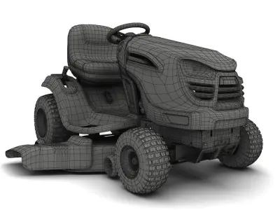 Lawnmower 3D model
