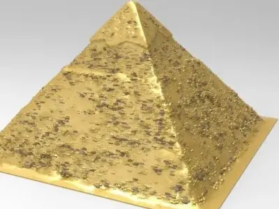 Pyramid of Khafre Design 3D print model