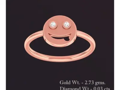 Women Ring 3D print model 41