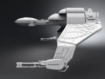 BRel Bird of Prey Scale model 3D print model