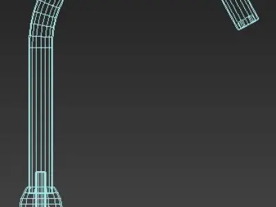 Kitchen and bathroom Tap  Low-poly 3D model